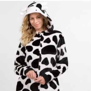 Cow Onesie Pajama / Animal Print Costume